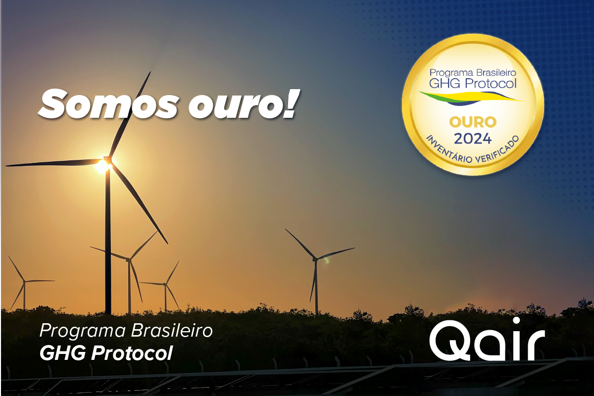 Qair Brasil conquista pelo segundo ano consecutivo o Selo Ouro GHG Protocol